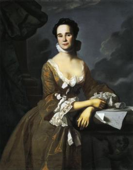 John Singleton Copley : Mrs. Daniel Hubbard (Mary Greene)